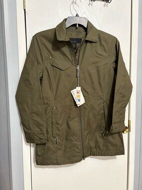 New North End Women’s Small Green Utility Jacket Water Resistant